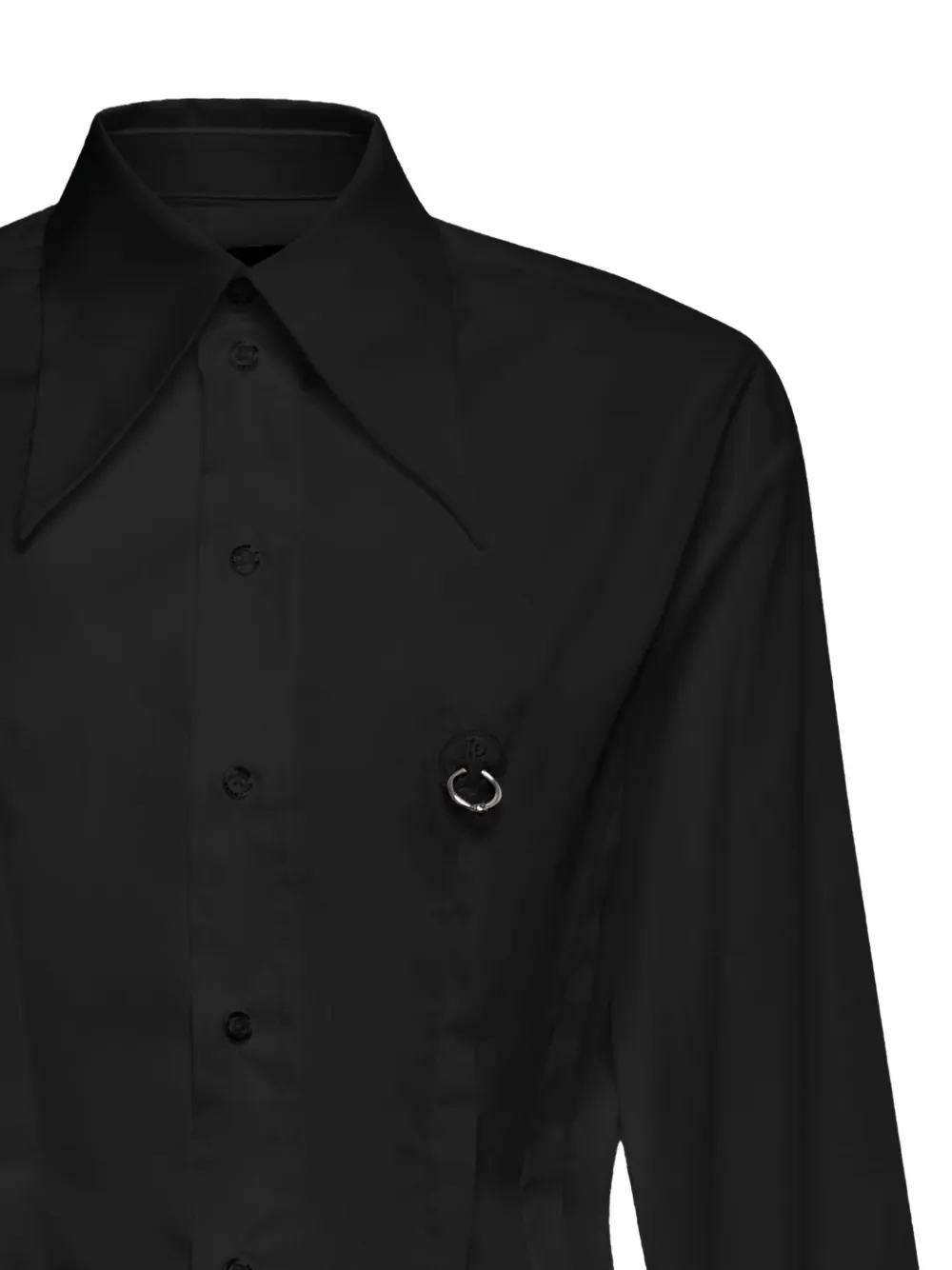 John Richmond Blouse met grote kraag Zwart
