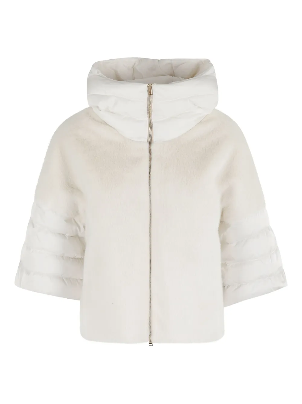 Herno funnel-neck jacket - White