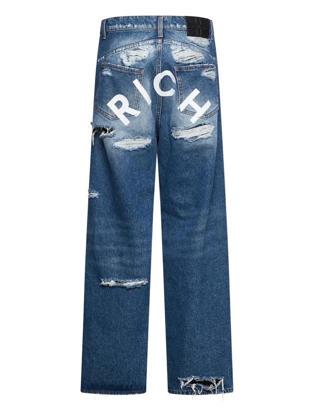 John Richmond Distressed Jeans - Blue 