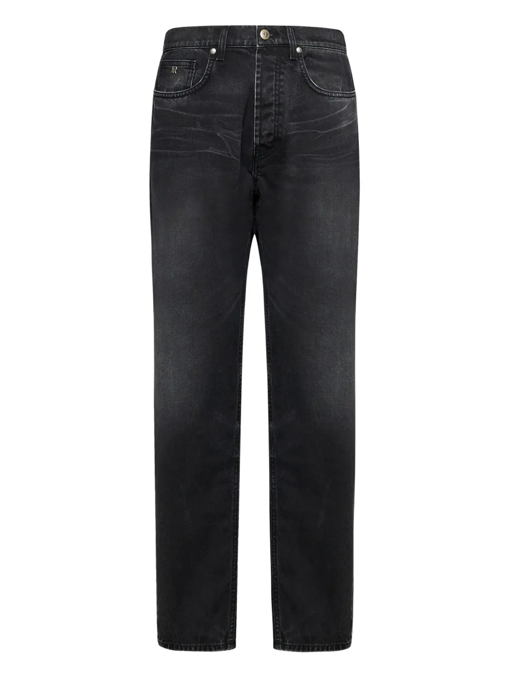 John Richmond Jeans con effetto schiarito - Nero