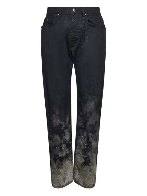 John Richmond bleached-hem jeans