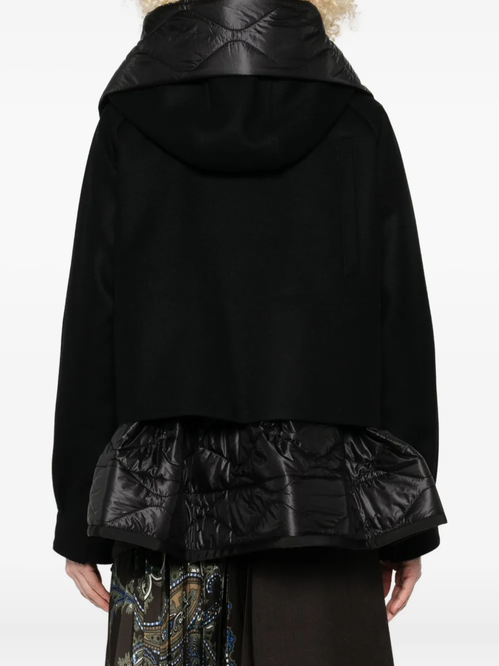 sacai Jack met capuchon Zwart