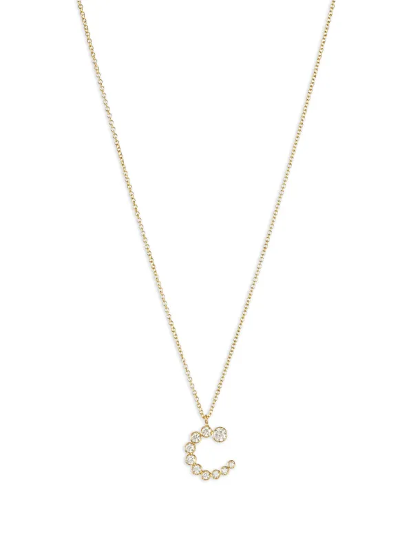 Sophie Bille Brahe 18K Recycled Yellow Gold Soprano C Diamond Necklace
