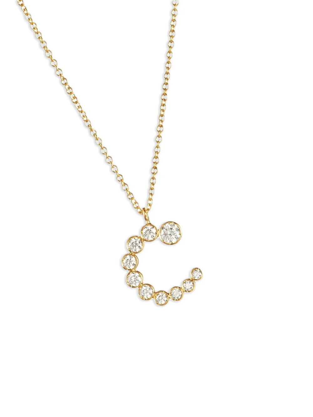 Sophie Bille Brahe 18k Recycled Yellow Gold Soprano C Diamond Necklace In Gold