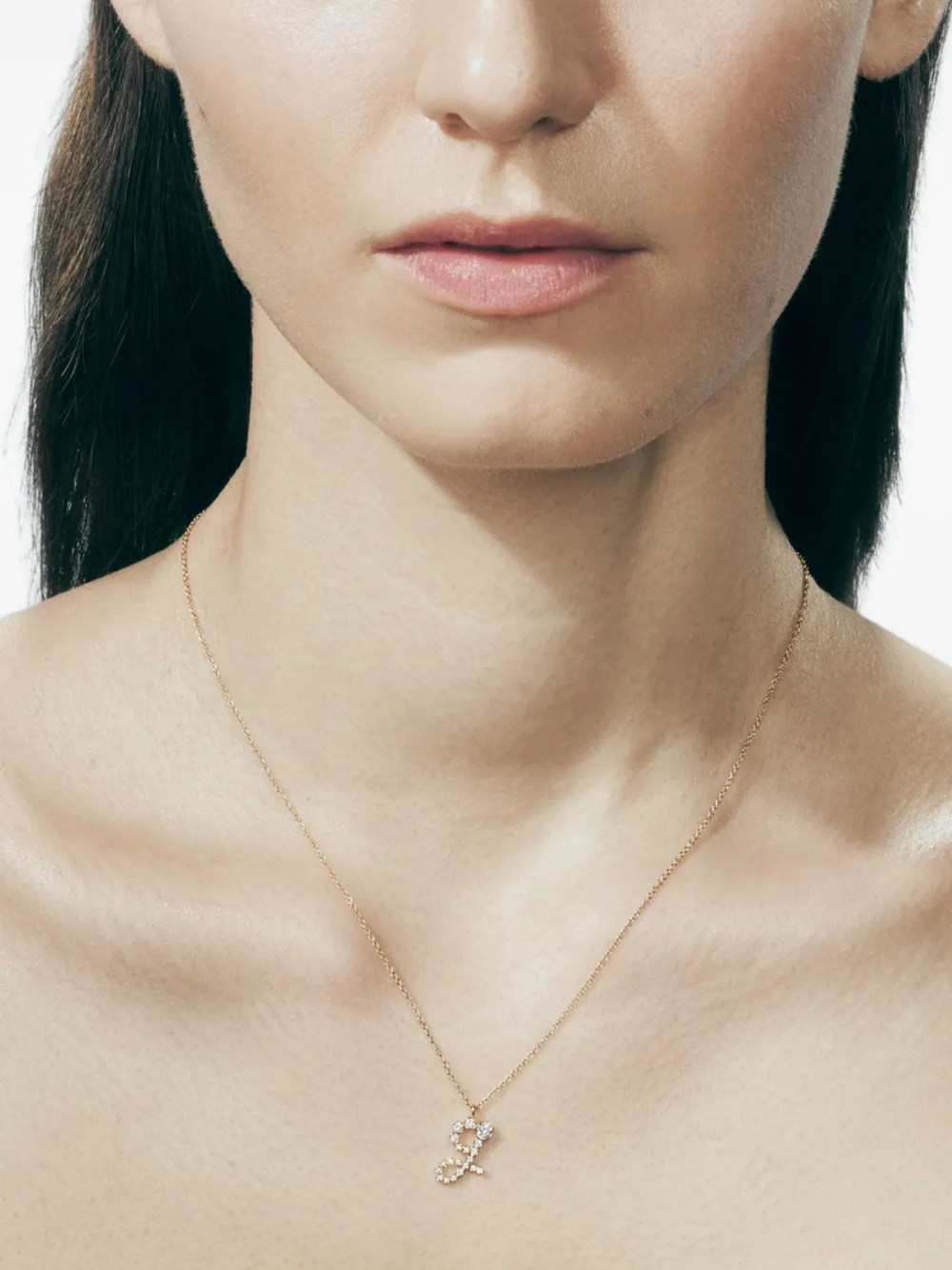 Sophie Bille Brahe 18K recycled yellow gold Soprano G diamond necklace | Image 2