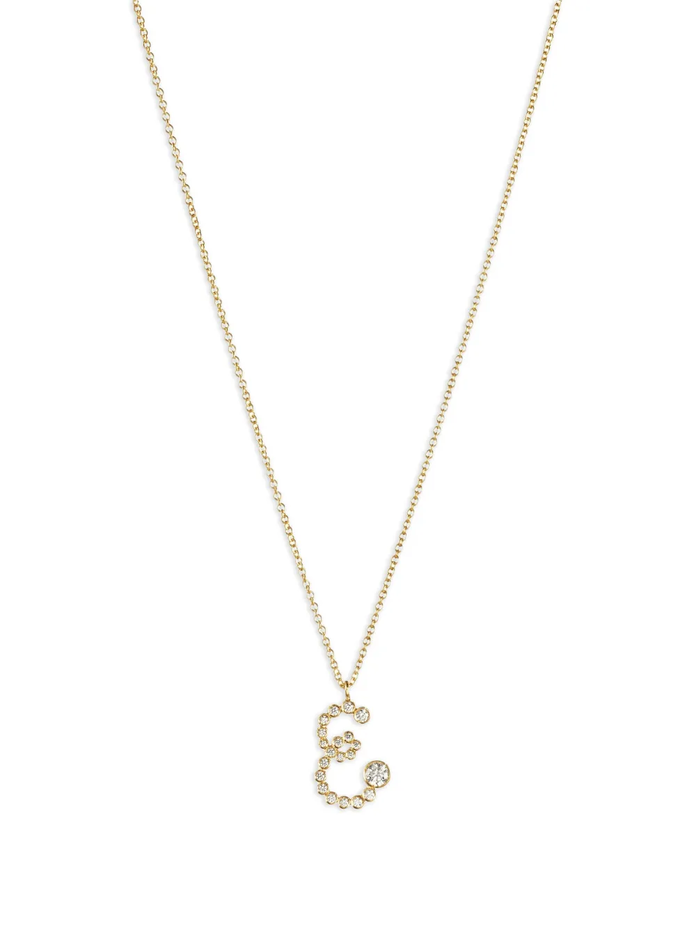 Sophie Bille Brahe Soprano E ダイヤモンド ネックレス 18Kリサイクルイエローゴールド - ゴールドトーン Sophie Bille Brahe Soprano E ダイヤモンド ネックレス 18Kリサイクルイエローゴールド - ゴールドトーン