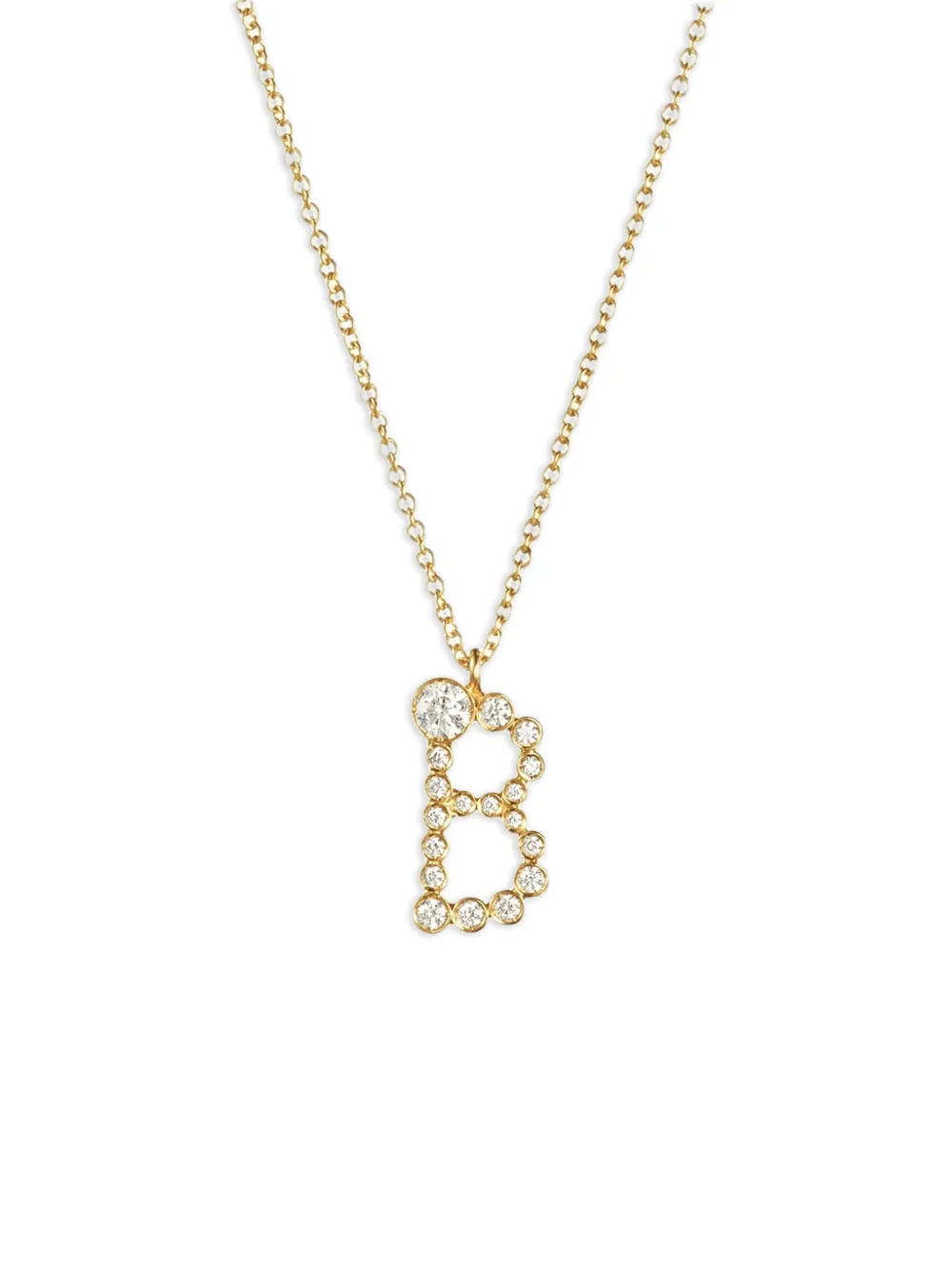 Sophie Bille Brahe 18k Recycled Yellow Gold Soprano B Diamond Necklace In Gold