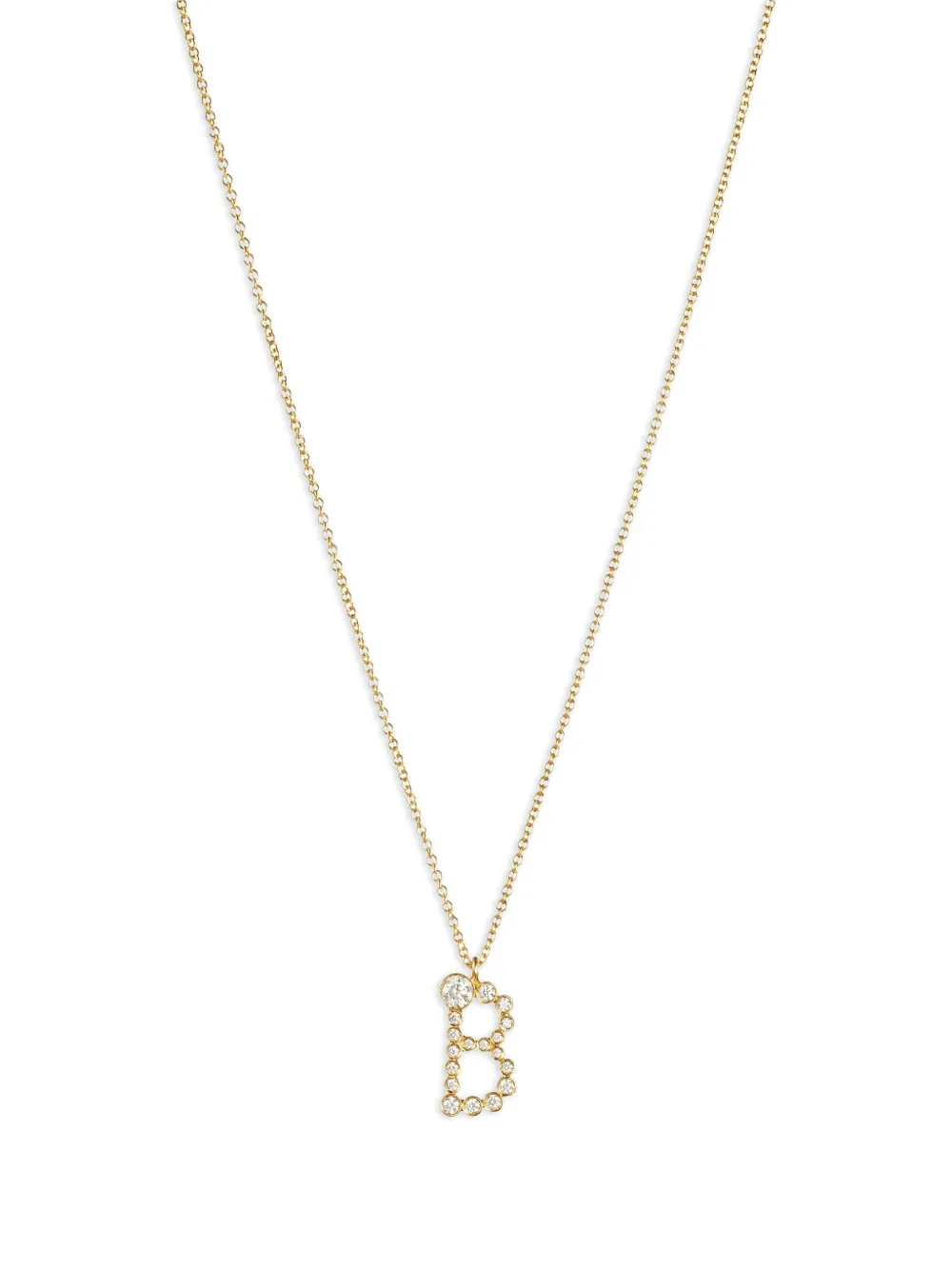Sophie Bille Brahe 18K recycled yellow gold Soprano B diamond necklace Sophie Bille Brahe 18K recycled yellow gold Soprano B diamond necklace