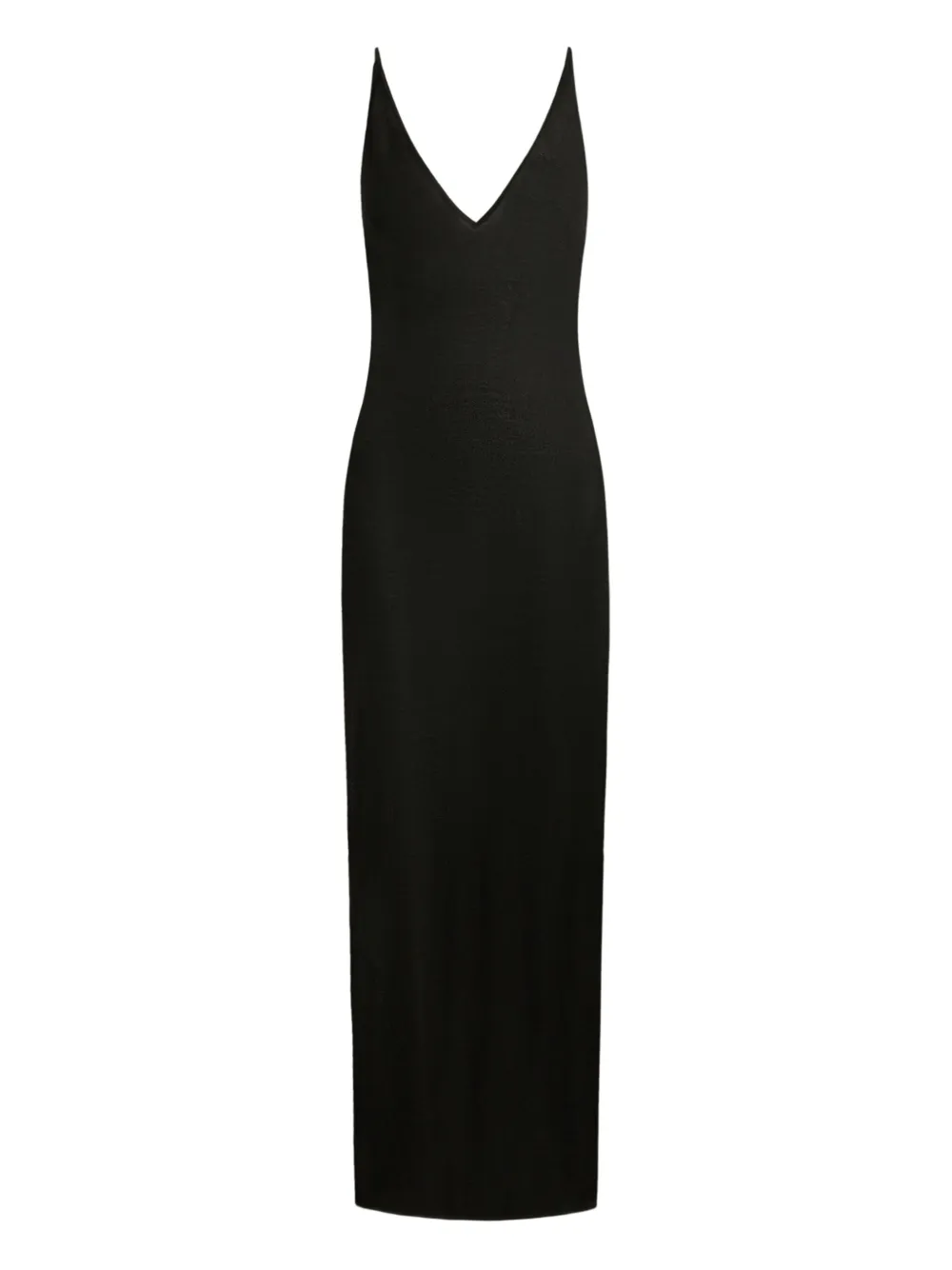 12 Storeez Cape Slip Dress In Black