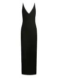 12 STOREEZ cape slip dress - Black