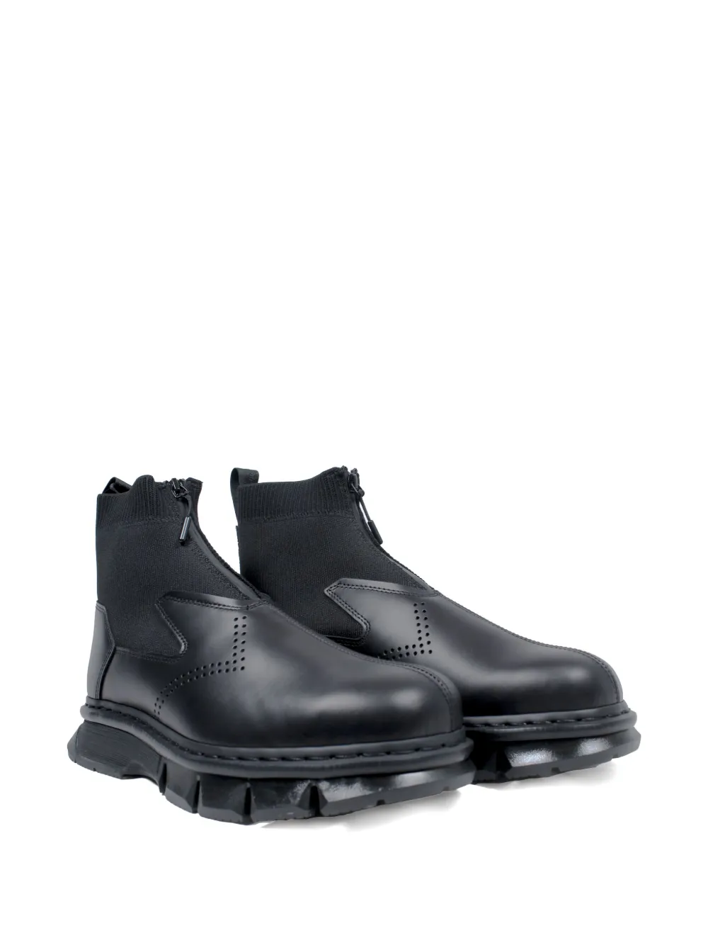 Dr. Martens 14xx Qubist Zip-front Boots In Black