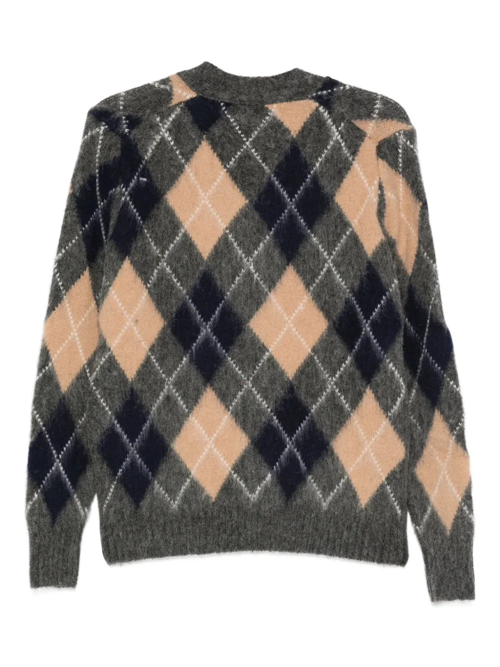 ASPESI argyle-pattern pocket cardigan | Cardigans | Image 2