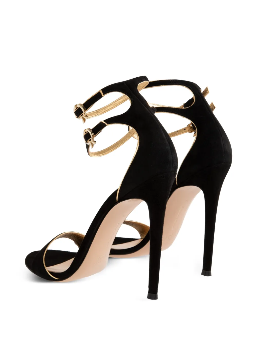 Gianvito Rossi 115 mm Victorine sandalen met hak Zwart