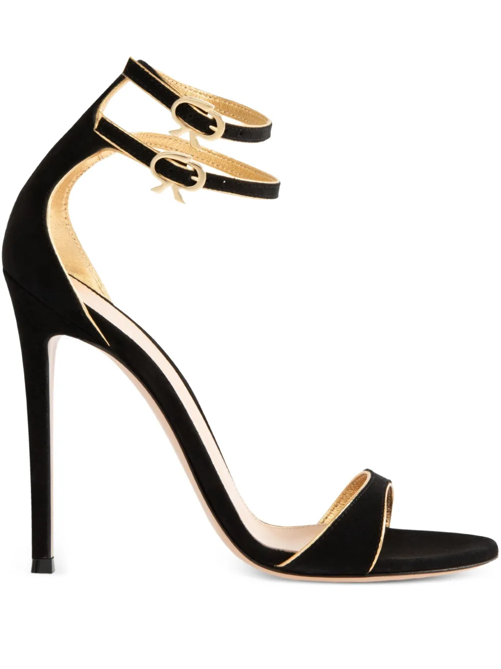 Gianvito Rossi 115 mm Victorine sandalen met hak Zwart