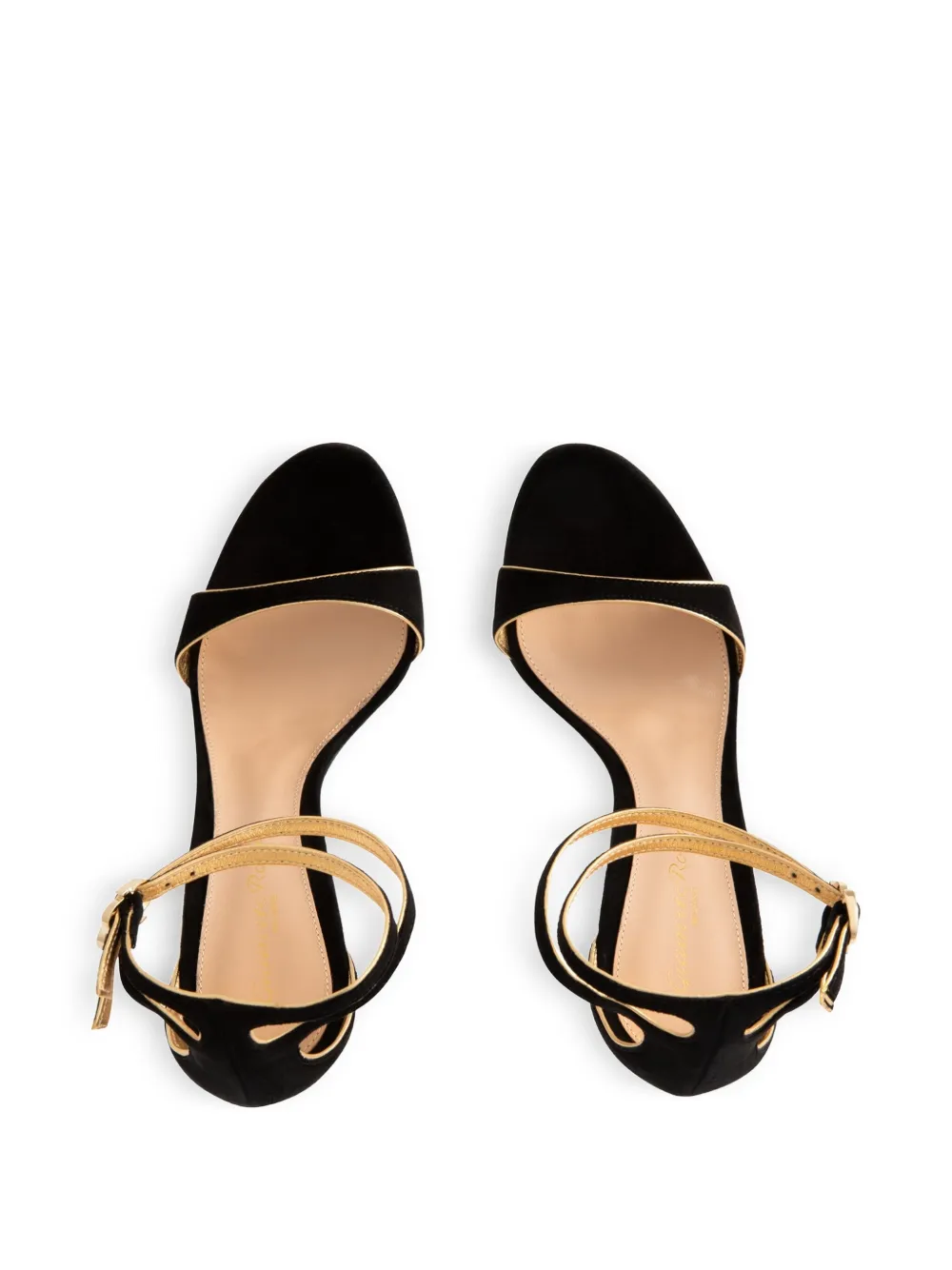 Gianvito Rossi 115 mm Victorine sandalen met hak Zwart