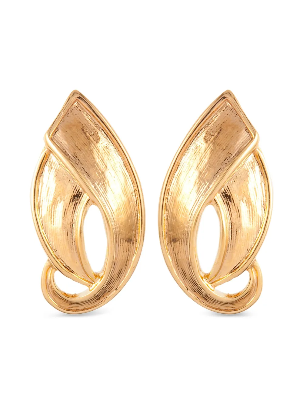 Susan Caplan Vintage 1970s d'Orlan clip-on earrings - Oro