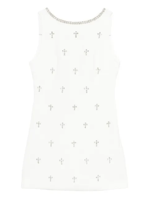 Rahil Hesan  crystal-embellished mini dress