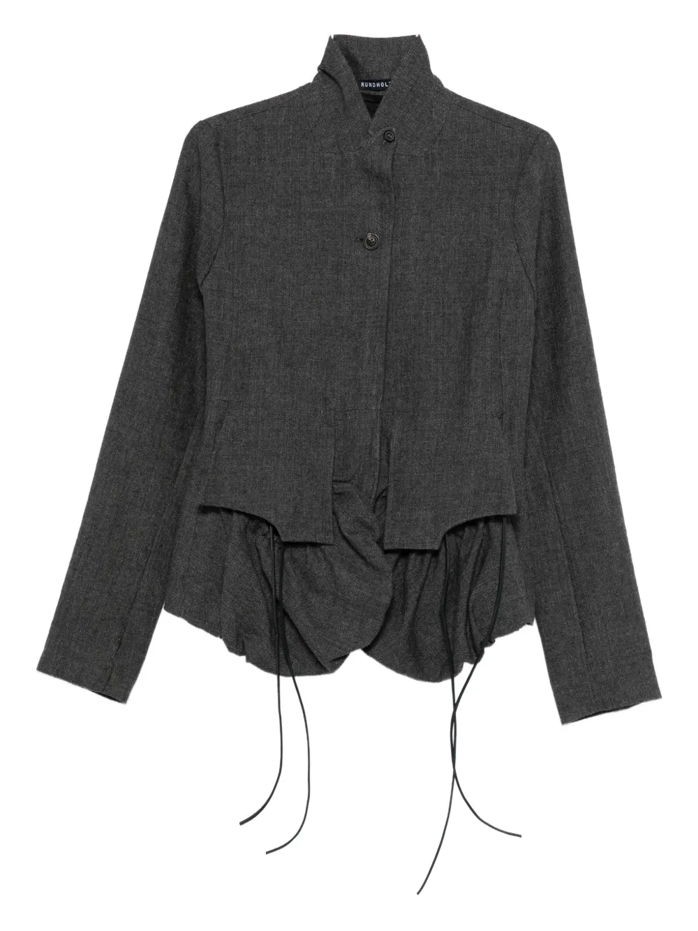 Rundholz Drawstring Jacket In Gray