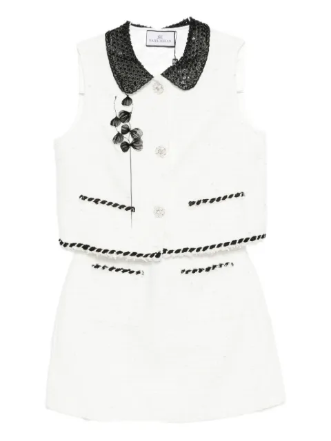 Rahil Hesan  two-tone playsuit 