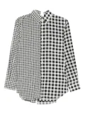 Comme Des Garçons gingham shirt - Black