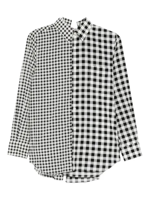 Comme Des Garçons قميص 'جينغهام'
