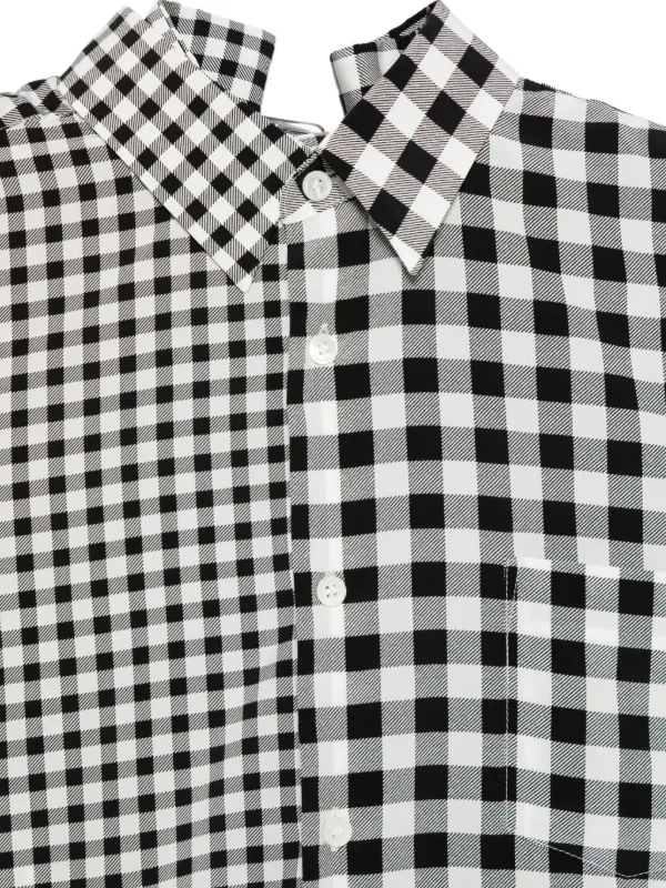 Comme Des Garçons チェック シャツ | ブラック | FARFETCH JP