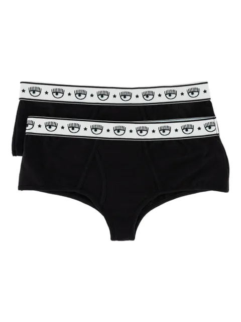 Chiara Ferragni eye-band cotton briefs (pack of two)