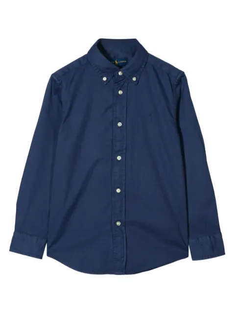 POLO RALPH LAUREN KIDS langærmet skjorte med knapper