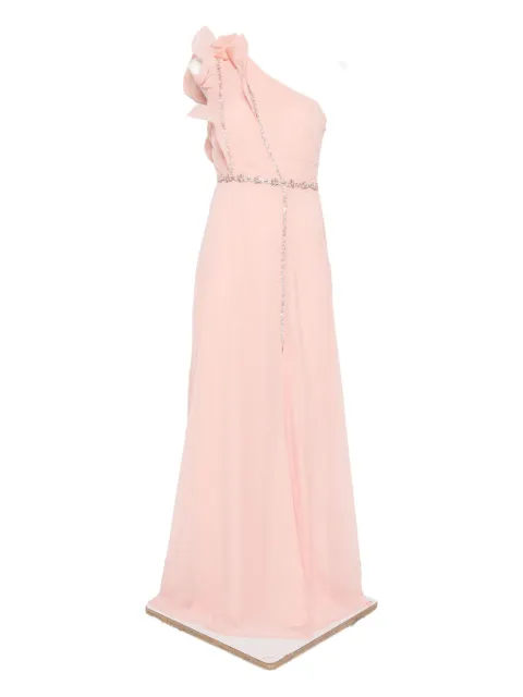 Rahil Hesan  ruffled maxi gown
