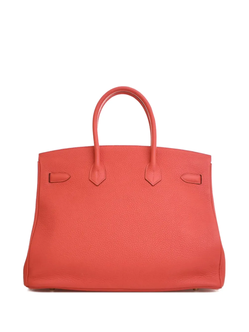 Pre-owned Hermes 2014 Togo Birkin Retourne 35 Handbag In Pink