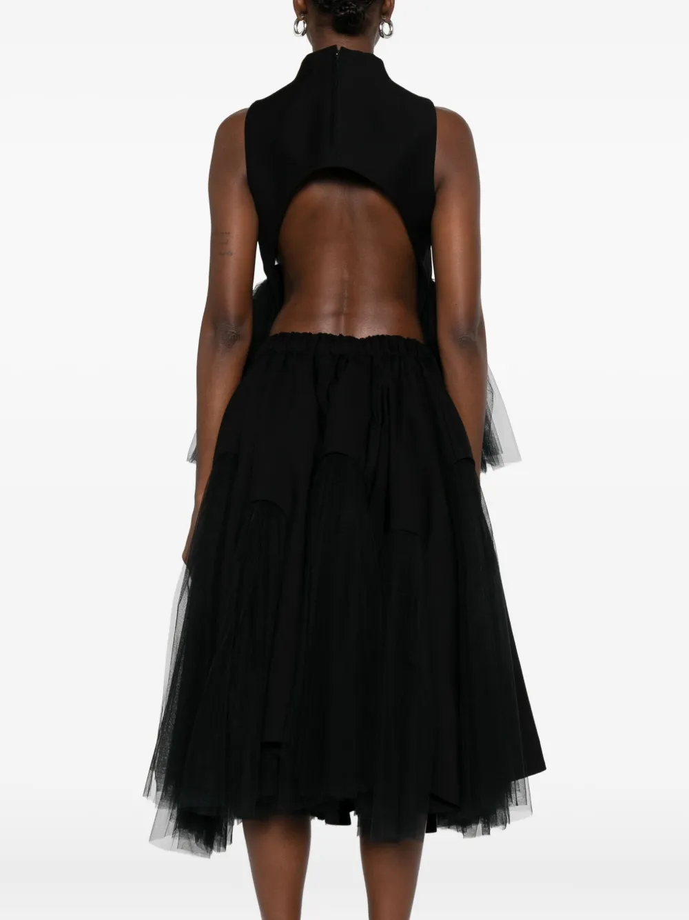 Noir Kei Ninomiya High-neck Jacket In Black