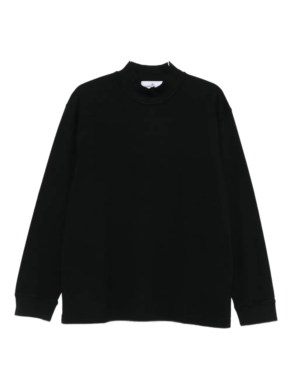 Stone Island long-sleeve high-neck sweater | Black | Image 1