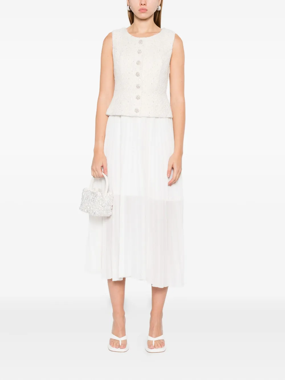 Rahil Hesan  sleeveless pleated dress | Day Dresses | Image 2