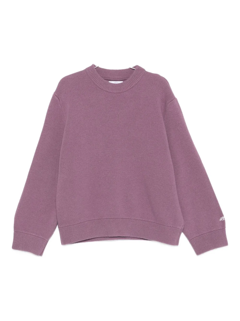 LC23 ribbed crew-neck sweater | Pink | Image 1