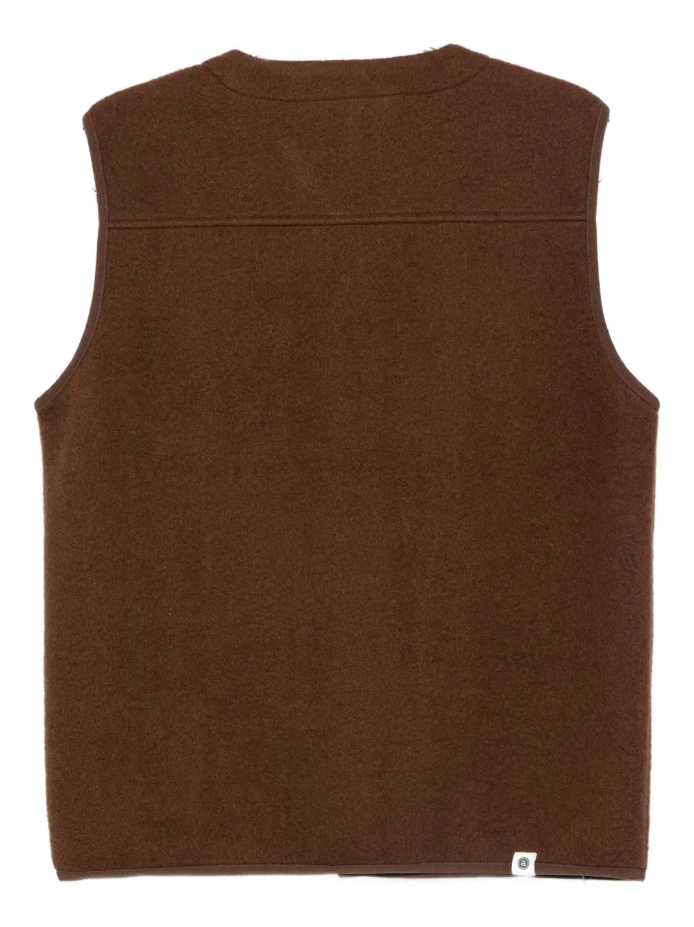 Anerkjendt Button-fastening Patch-pocket Gilet In Brown