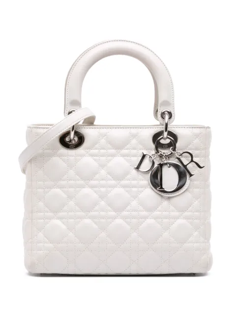 Christian Dior Pre-Owned 2012 Medium Lambskin Cannage Lady Dior satchel