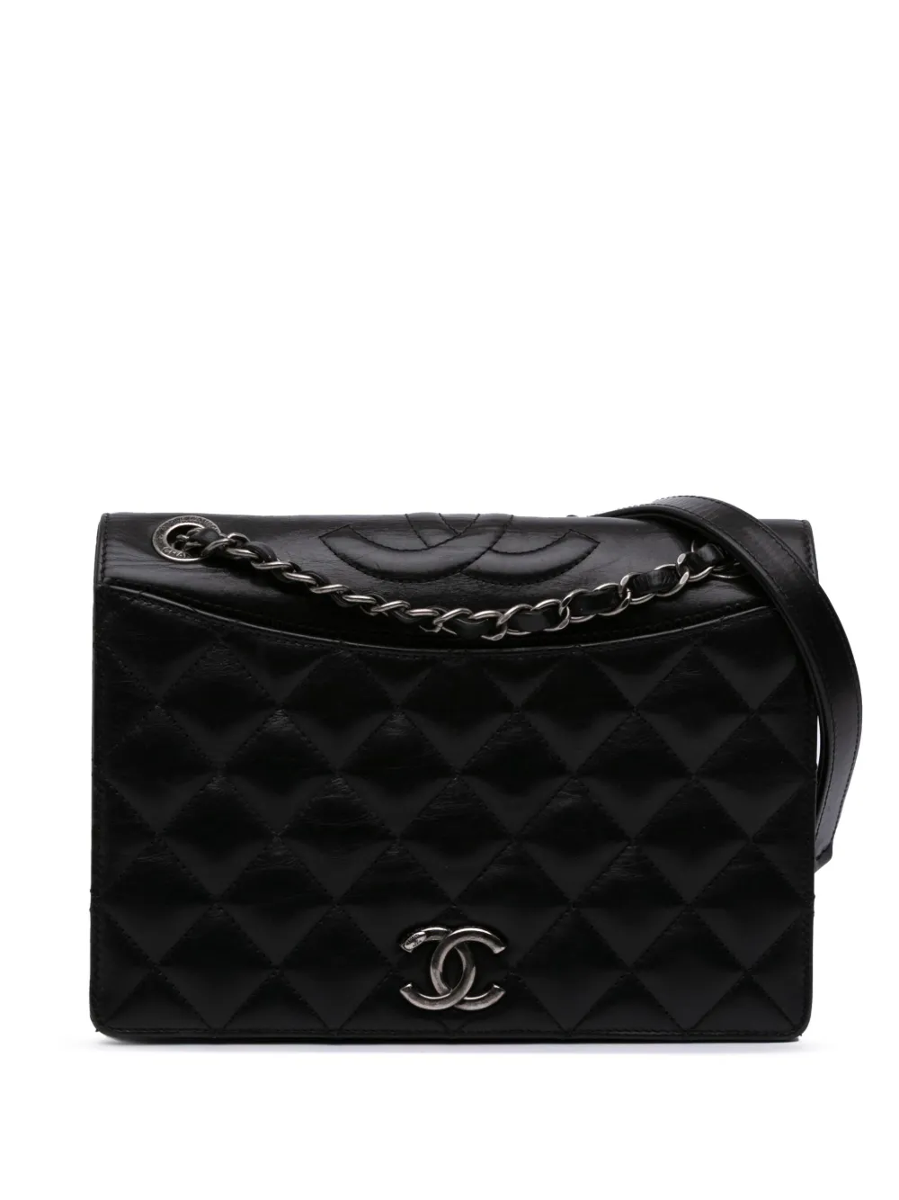 CHANEL Pre-Owned 2015-2016 ミディアム マトラッセ ラムスキン バレリーヌ フラップ ショルダーバッグ - CHANEL Pre-Owned 2015-2016 ミディアム マトラッセ ラムスキン バレリーヌ フラップ ショルダーバッグ -
