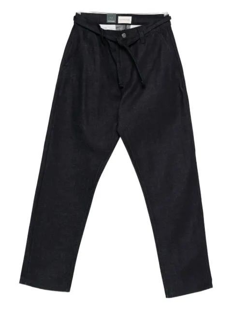 ANERKJENDT drawstring-waist trousers