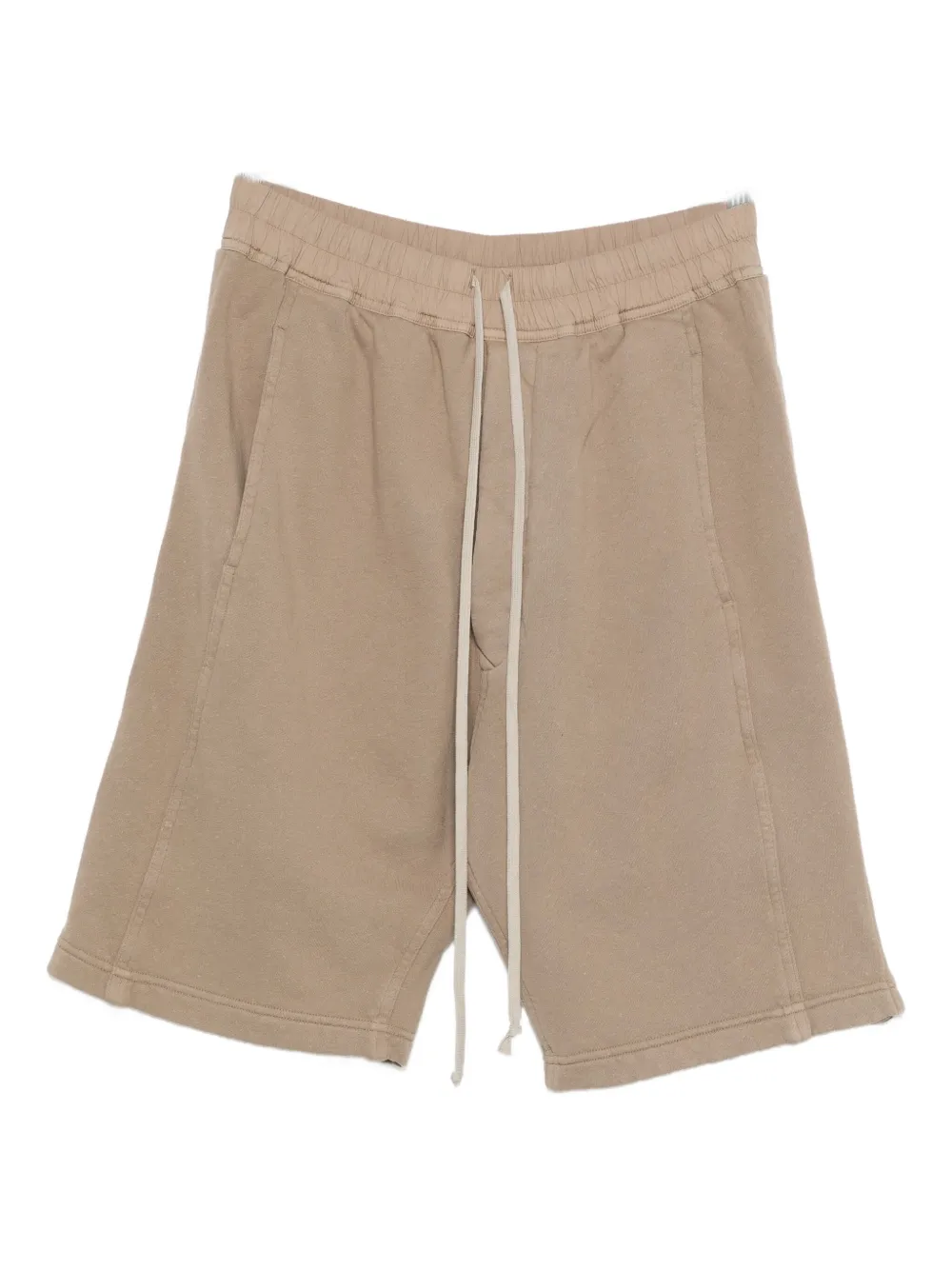 Rick Owens Drkshdw Drawstring Elastic-waist Shorts In Brown