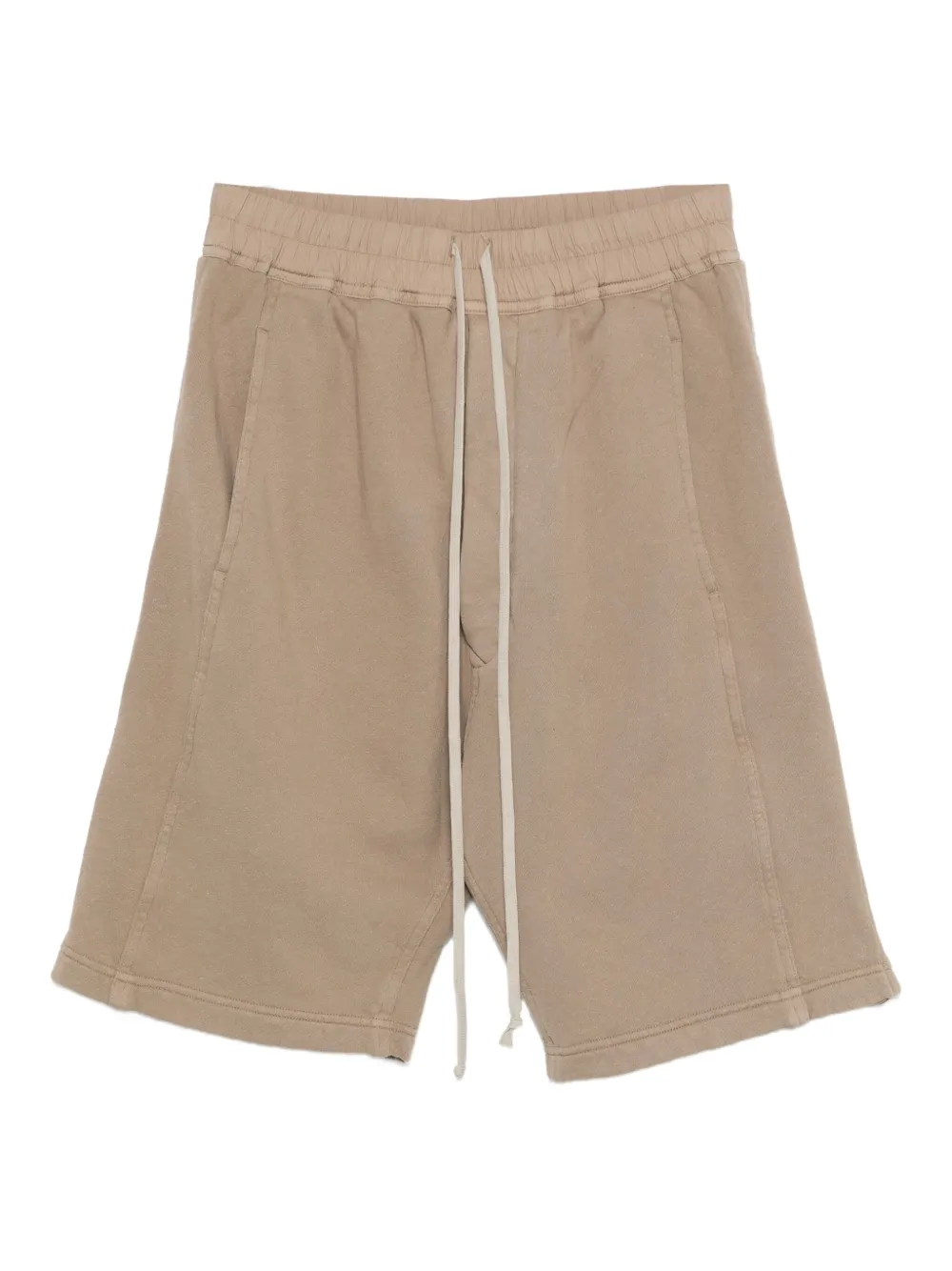 Rick Owens DRKSHDW drawstring elastic-waist shorts | Neutrals | Image 1