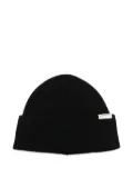 ANERKJENDT ribbed wool hat - Black