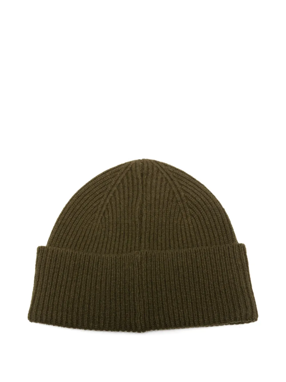 ANERKJENDT ribbed wool beanie - Groen