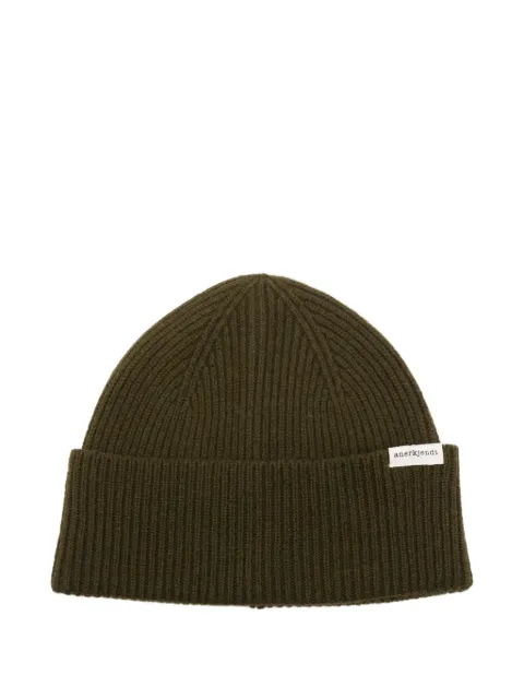 ANERKJENDT ribbed wool beanie