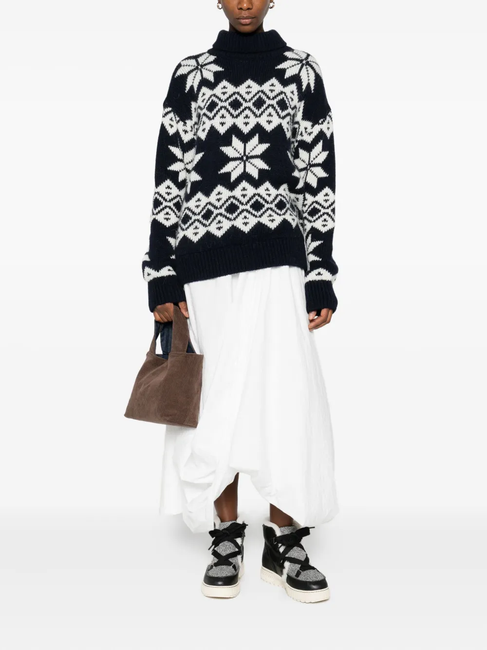 THE NEW SOCIETY snowflake-embroidered sweatshirt | Sweaters | Image 2
