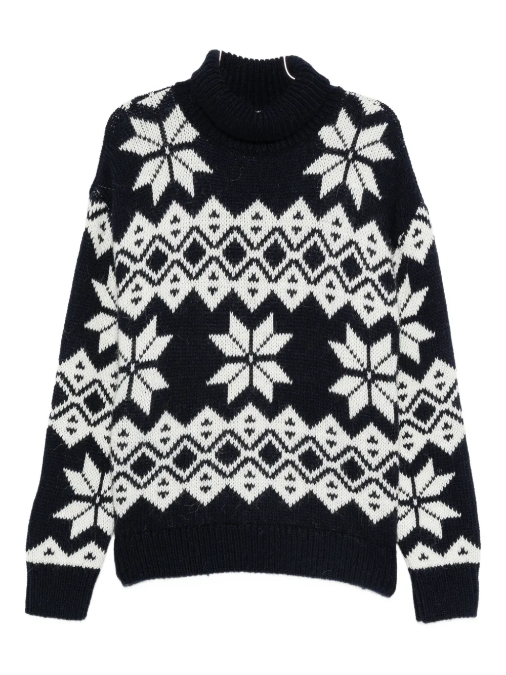 THE NEW SOCIETY snowflake-embroidered sweatshirt | Blue | Image 1