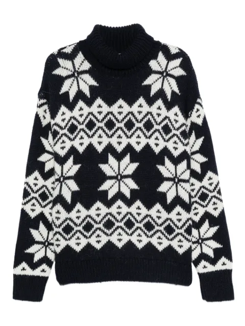 THE NEW SOCIETY snowflake-embroidered sweatshirt