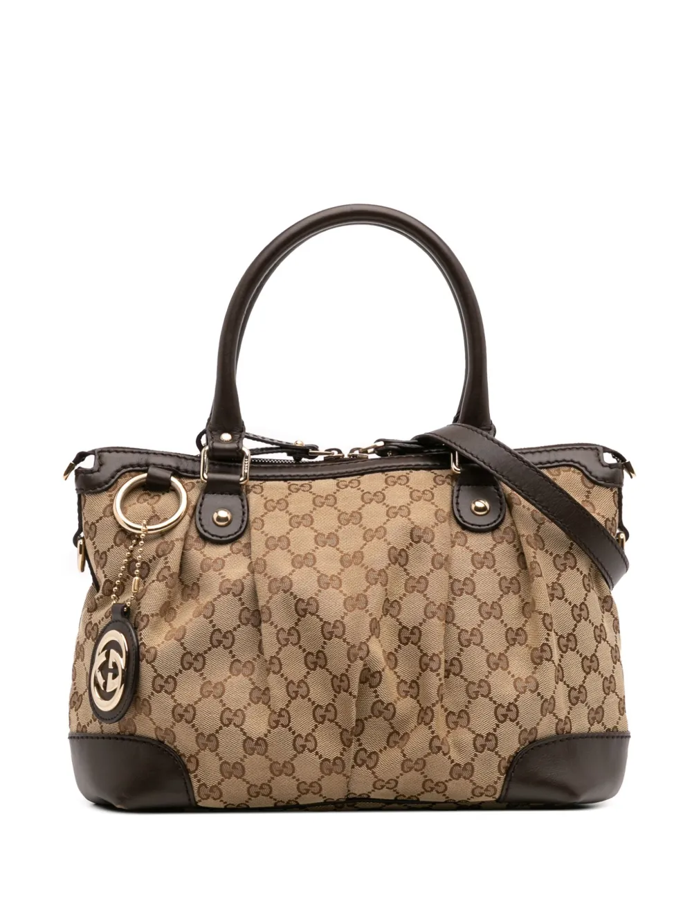 Gucci Pre-Owned 2016-2025 GG Canvas Sukey satchel | Brown | Image 1