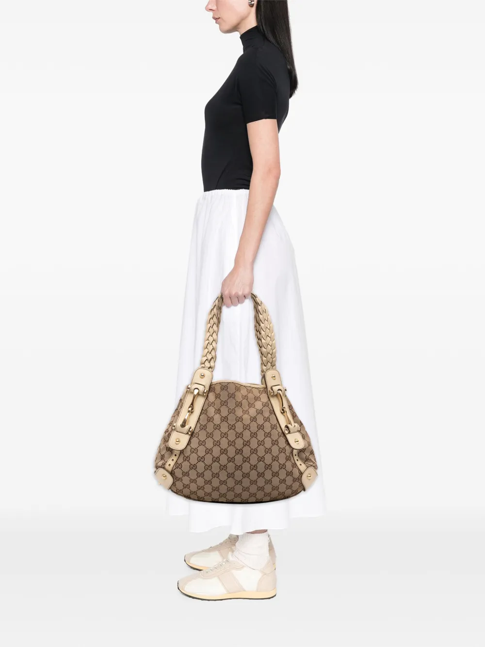 Gucci Pre-Owned 2016-2025 Small GG Canvas Horsebit Pelham shoulder bag | Pre-Owned | Image 2