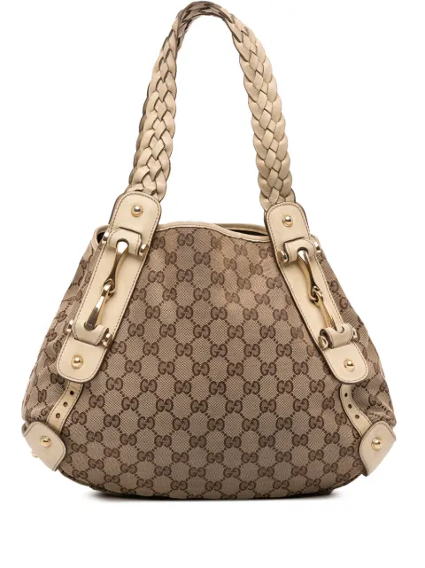 Gucci Pre-Owned 2016-2025 Small GG Canvas Horsebit Pelham shoulder bag