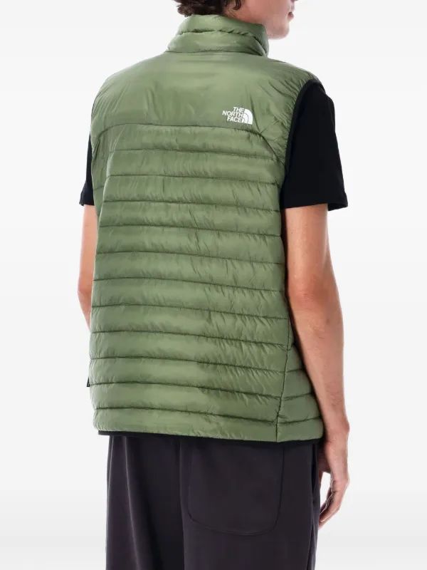 The North Face ジップアップ キルティングベスト | グリーン